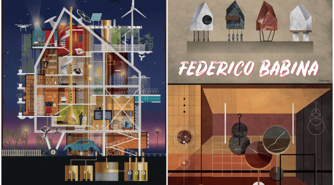 Profiles: Italian Architect & Illustrator Federico Babina – “Abstract Stories”
