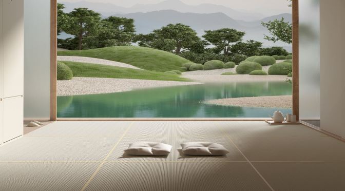 Top CGI Design: “Japanese Garden” By ‘Six N. Five Studio’ In Barcelona