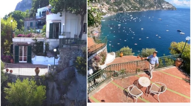 Italian Home Tours: “Villa Agave – Positano” (Video)