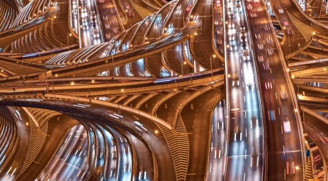 Creative Timelapse Videos: “Circulatory Systems” By Yiannis Biliris – “Highways As Arteries of Cities” (2020)