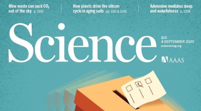 TOP JOURNALS: RESEARCH HIGHLIGHTS FROM SCIENCE MAGAZINE (Sept 4, 2020)