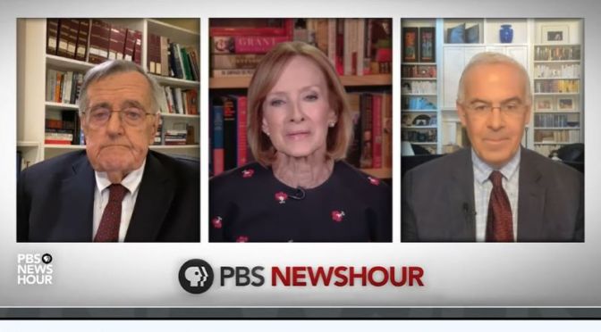 Political News: “Shields & Brooks” On The Stalled Relief Legislation (Video)