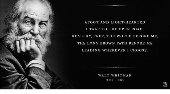 Poetry: ‘Song Of The Open Road’ By Walt Whitman
