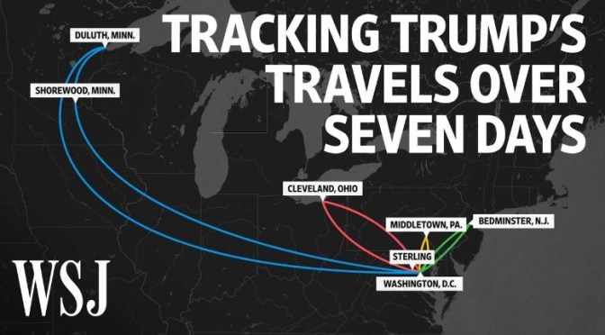 Covid-19 Videos: ‘Tracking President Trump’s Travels Over Seven Days’ (WSJ)