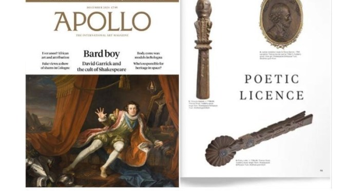 Art: ‘Apollo Magazine – December 2020 Issue’
