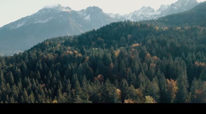Aerial Travel: Autumn In Belledonne Mountains, Southwestern France