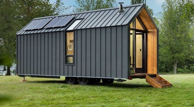 Mobile Living: Modern Shed – ‘The DW’ (Dwelling On Wheels) – “An Amazing Off-Grid Tiny Home”