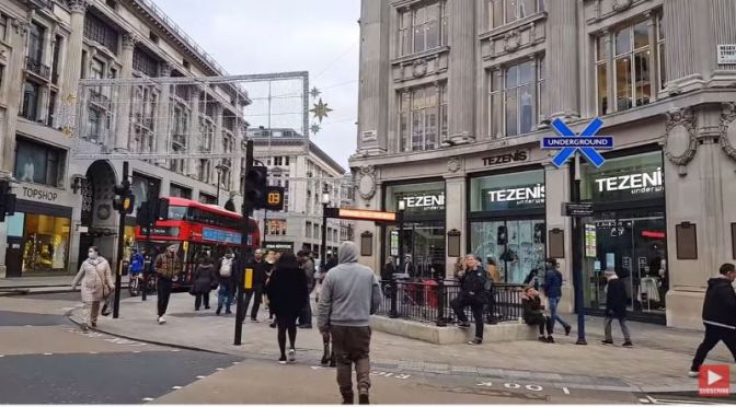 Walking Tours: ‘Oxford Street’ In London (Video)