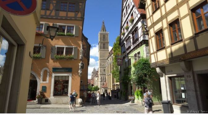 Walking Tour Videos: ‘Rothenburg Ob Der Tauber’, Bavaria,  Germany