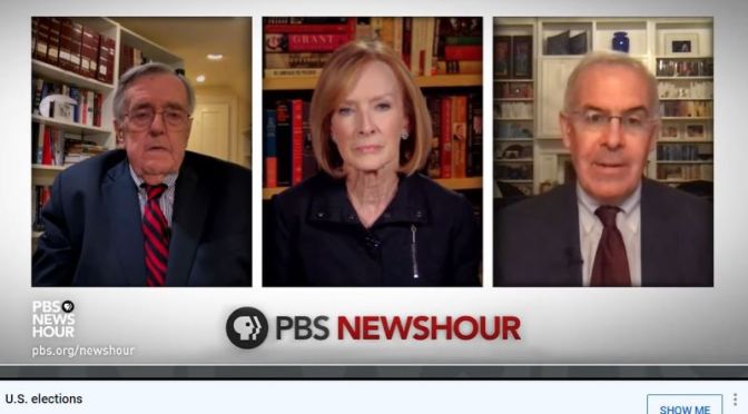 Political News: ‘Shields & Brooks’ On Trump’s Refusal To Concede (PBS)