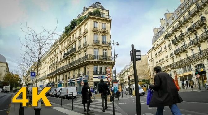 New Walking Tour Videos: Paris – Rue Étienne Marcel to Avenue de l’Opéra (2020)