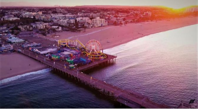 Aerial Travel: ‘Santa Monica, California’ (Video)