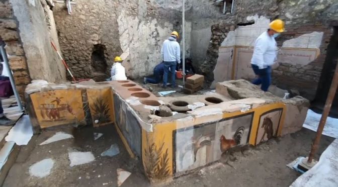Roman History: ‘Street Food Shop’ Discovered In Pompeii Excavation (Video)