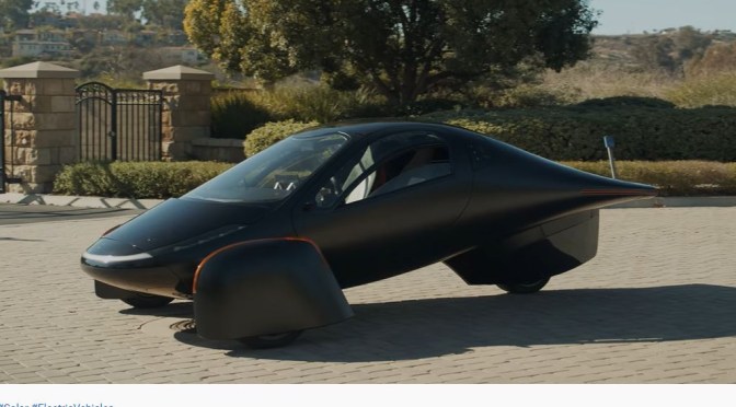 Automotive: ‘Aptera’ Launches First Solar Electric Vehicle (sEV)
