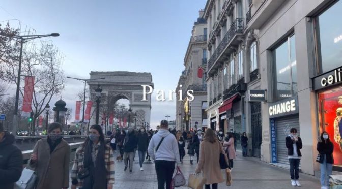 Walking Tours: Christmas 2020 – Avenue des Champs-Élysées, Paris (Video)