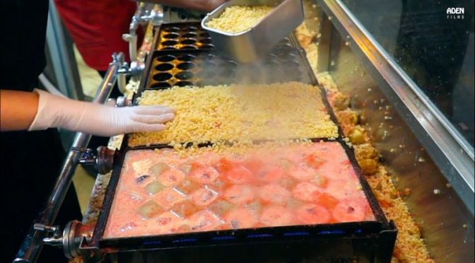 Top Street Food: ‘Crunchy Takoyaki’ In Osaka, Japan