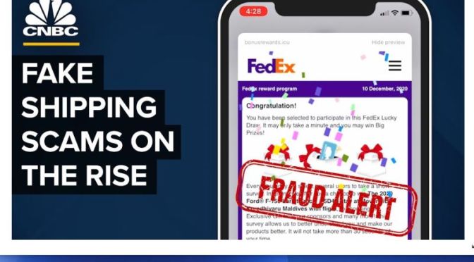 Crime: Delivery Scams Imitating Amazon, UPS, FedEX & DHL On The Rise