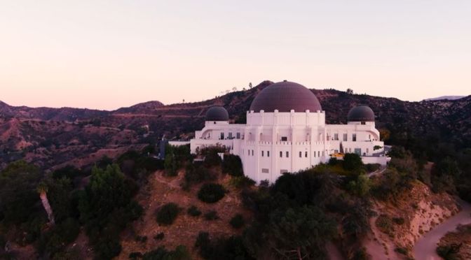 Aerial Views: Hollywood Sign, Griffith Observatory & Los Angeles Hills (Video)