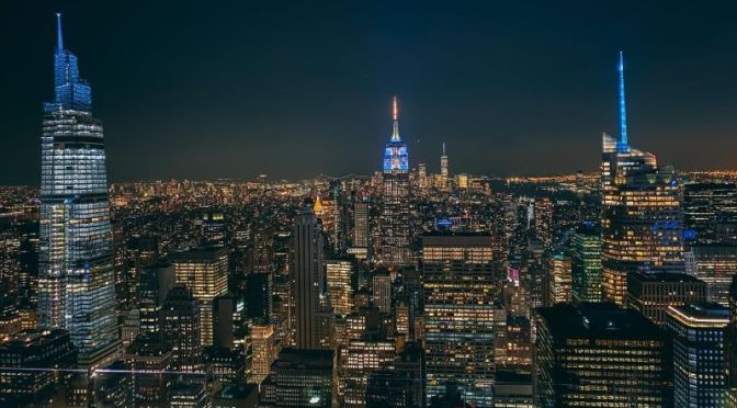 Top Views: ‘Top Of The Rock Observation Deck’ At Night – New York City