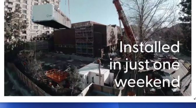 Timelaspe Views: 4-Story Prefab Modular School Building Constructed In Sydney, Australia (Video)