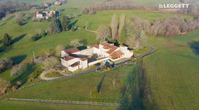 French Estate Tour: ’12th Century Abbey Aubeterre-sur-Dronne (Video)