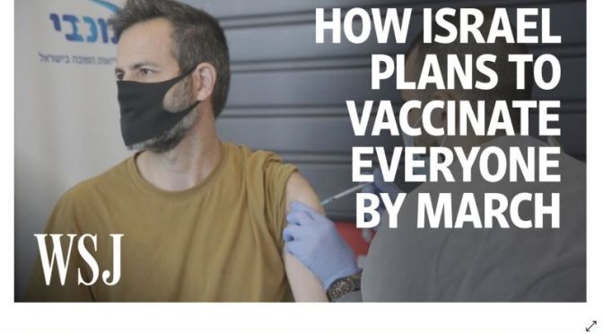 Covid-19: ‘How Israel Will Vaccinate Entire Country By March’ (WSJ Video)