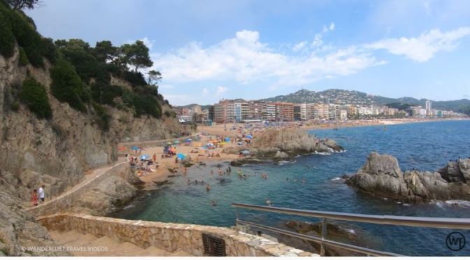 Walks: ‘Lloret De Mar Beach’, Costa Brava, Spain