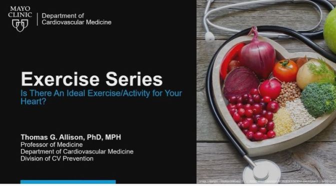 Health: ‘Ideal Exercise For The Heart’ (Mayo Clinic)