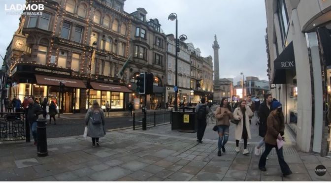 Walks: ‘Newcastle upon Tyne’, England (4K Video)