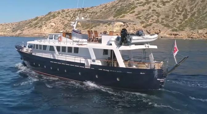 Views: ‘Black Pepper’ – 1975, 79 Ft. Cantieri di Lavagna Motor Yacht (Video)