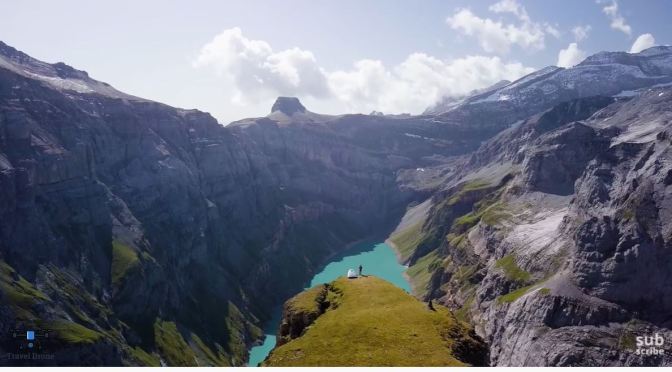 Aerial Mountain Views: ‘Swiss Alps’ (4K UHD Video)