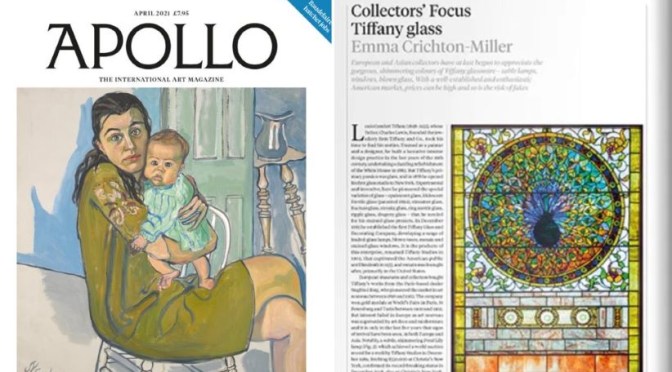 INTERNATIONAL ART: ‘APOLLO MAGAZINE – APRIL 2021’