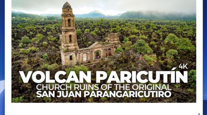 Views: Parícutin Volcano Church Ruins, San Juan Parangaricutiro, Mexico