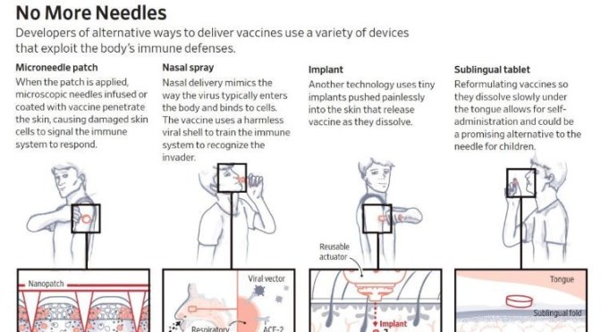 Infographic: ‘Vaccines Without Needles’ (WSJ)