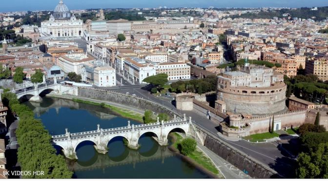 Aerial City Views: Rome – Capital Of Italy (8K Video)