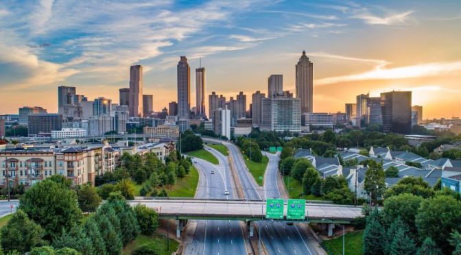 Aerial City Views: ‘Atlanta – Georgia’ (4K Video)