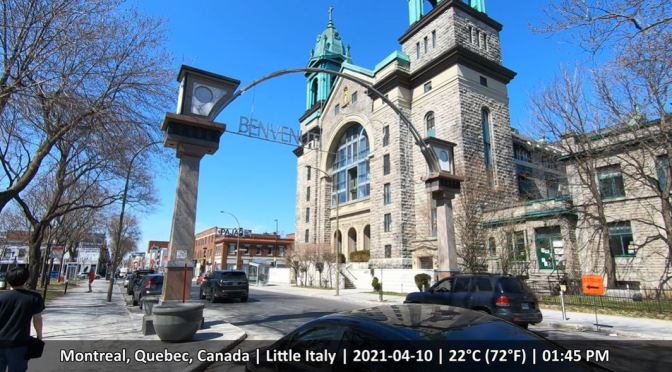Walking Tours: Little Italy Montreal, Canada (Video)