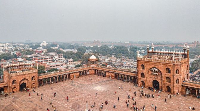 Aerial Views: New Delhi – Northern India (4K Video)