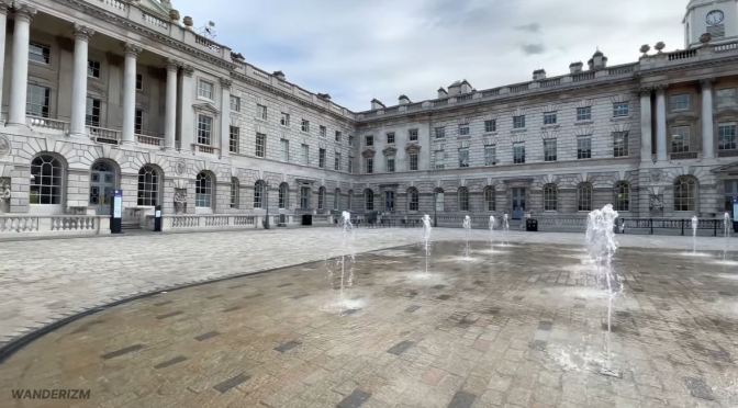 London Walks: Somerset House To Golden Jubilee Bridge & Southbank (4K)