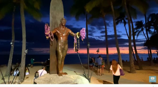 Evening Walks: Waikiki –  Honolulu, Hawaii (4K)