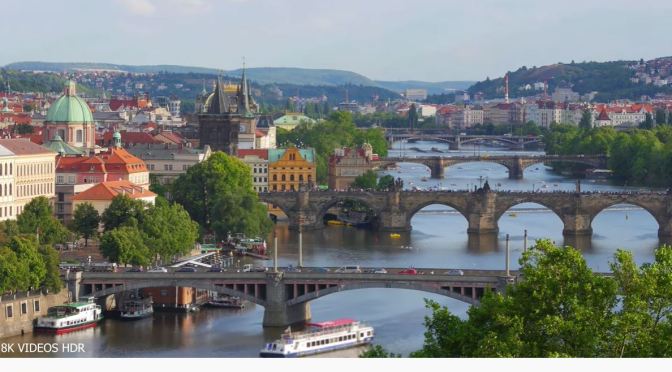 Aerial Views: Czech Republic (8K Video)