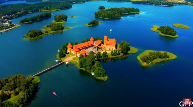 Aerial Views: Lithuania – Cities & Landscapes (4K)