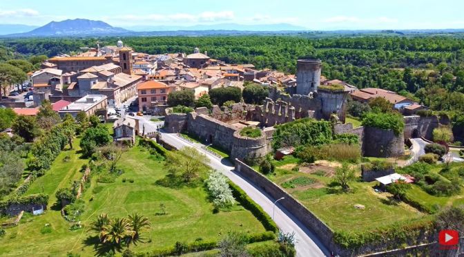 Walking Tours: Village Of Nepi – Central Italy (4K)