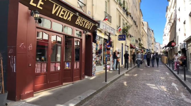Spring City Walks: Rue Mouffetard – Paris (4K)