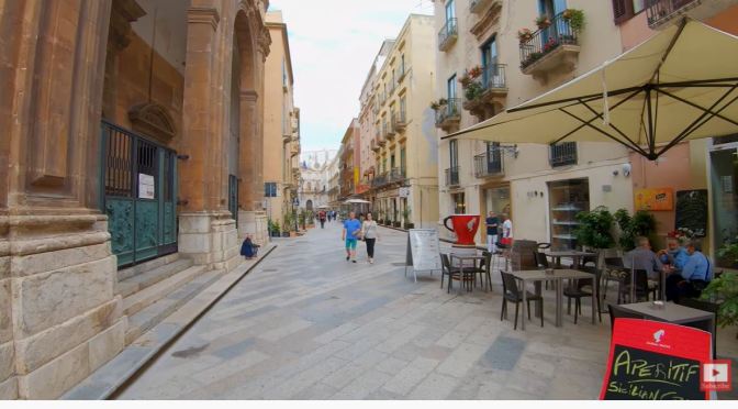 Walking Tour: Trapani – Island Of Sicily (4K Video)