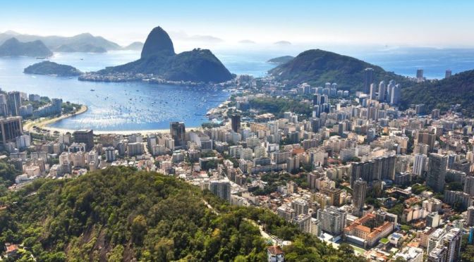 Aerial City Views: Rio de Janeiro, Brazil (4K Video)