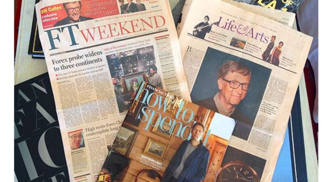 Front Page Views: The ‘FT Weekend’ – August 21