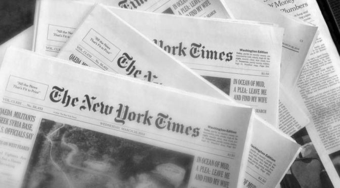 Front Page Views: The New York Times – August 1, 2021