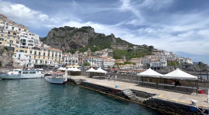 Walking Tour: Amalfi – The Amalfi Coast, Italy (4K)