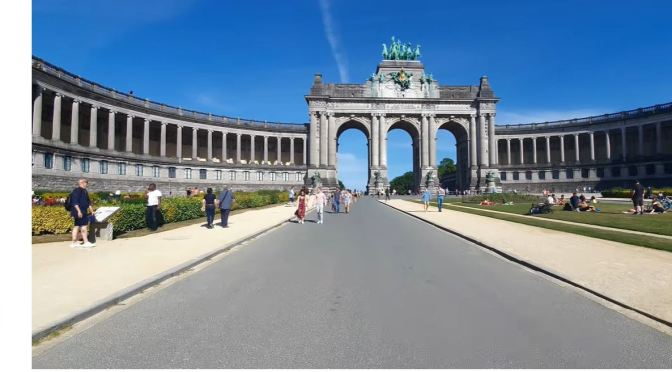 Walking Tour: Brussels – Central  Belgium (4K)